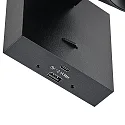 Deko-Light Leseleuchte CAN TILT SQUARE USB, IP20,eckig, GU10, eckige Basis mit Schalter / USB A+C Port, verstellbarer Kopf, schwarz