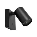 Deko-Light Leseleuchte CAN TILT SQUARE BASE MIX‘N MATCH 1/3, IP20, eckige Basis mit Schalter, GU10, ohne Schirm, schwarz