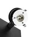 Deko-Light Leseleuchte CAN TILT SQUARE BASE MIX‘N MATCH 1/3, IP20, eckige Basis mit Schalter, GU10, ohne Schirm, schwarz