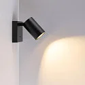 Deko-Light Leseleuchte CAN TILT SQUARE BASE MIX‘N MATCH 1/3, IP20, eckige Basis mit Schalter, GU10, ohne Schirm, schwarz