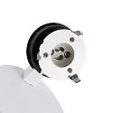 reading lamp CAN TILT ROUND BASE MIX'N MATCH 1/3 round, with switch, without shade, cardanic swivelling GU10 IP20, white 