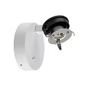 reading lamp CAN TILT ROUND BASE MIX'N MATCH 1/3 round, with switch, without shade, cardanic swivelling GU10 IP20, white 
