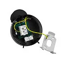 Deko-Light Leseleuchte CAN TILT ROUND BASE MIX‘N MATCH 1/3, IP20, GU10, runde Basis mit Schalter, ohne Schirm, schwarz
