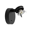 Deko-Light Leseleuchte CAN TILT ROUND BASE MIX‘N MATCH 1/3, IP20, GU10, runde Basis mit Schalter, ohne Schirm, schwarz