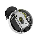 Deko-Light Leseleuchte CAN TILT ROUND USB BASE MIX‘N MATCH 1/3, IP20, GU10, runde Basis mit USB A+C Port + Schalter, ohne Schirm, weiß