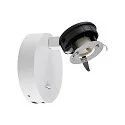Deko-Light Leseleuchte CAN TILT ROUND USB BASE MIX‘N MATCH 1/3, IP20, GU10, runde Basis mit USB A+C Port + Schalter, ohne Schirm, weiß