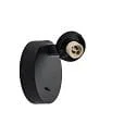 Leseleuchte CAN TILT ROUND USB BASE MIX‘N MATCH 1/3, IP20, GU10, runde Basis mit USB A+C Port + Schalter, ohne Schirm, schwarz