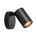 Deko-Light Leseleuchte CAN TILT ROUND USB BASE MIX‘N MATCH 1/3, IP20, GU10, runde Basis mit USB A+C Port + Schalter, ohne Schirm, schwarz