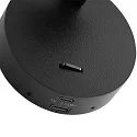 Deko-Light Leseleuchte CAN TILT ROUND USB BASE MIX‘N MATCH 1/3, IP20, GU10, runde Basis mit USB A+C Port + Schalter, ohne Schirm, schwarz