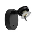 Deko-Light Leseleuchte CAN TILT ROUND USB BASE MIX‘N MATCH 1/3, IP20, GU10, runde Basis mit USB A+C Port + Schalter, ohne Schirm, schwarz