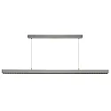 Pendelleuchte OFFICE THREE, UGR <6, Up/Down, 118cm, Pendel 250cm, 60W 4000K 7000lm 115/55°, DALI 2.0 steuerbar, aluminium