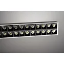 Deko-Light Pendelleuchte OFFICE THREE, UGR <6, Up/Down, 118cm, Pendel 250cm, 60W 4000K 7000lm 115/55°, DALI 2.0 steuerbar, signalweiß