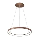 LED Pendelleuchte MEROPE, 80cm, 60W, 3000/4000K, IP20, Kaffee