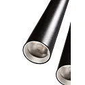 pendant luminaire SLIM DIM 3 flames, long, UGR < 19 IP20, deep black dimmable