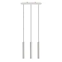 LED Pendelleuchte SLIM DIM, 3-flammig, Baldachin lang, 37cm, IP20, 15W 2700K 1500lm 24°, CRi >90, UGR <19, dimmbar, weiß