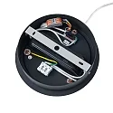 Deko-Light LED Pendelleuchte / LED Panel, rund, 50W, 3000/3500/4000K, dimmbar, schwarz/transparent