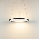 Deko-Light LED Pendelleuchte / LED Panel, rund, 50W, 3000/3500/4000K, dimmbar, schwarz/transparent