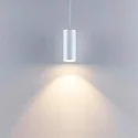 Spot-Spot-Pendelleuchte CAN 150, IP20, Kopf 15cm / Textil-Kabel max. 170cm, GU10, starr, weiß