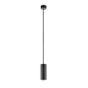 Deko-Light pendant luminaire CAN 150 down, cylindrical, direct GU10 IP20, black
