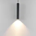 Spot-Spot-Pendelleuchte CAN 350, IP20, Kopf 35cm / Textil-Kabel max. 170cm, GU10, starr, schwarz