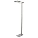 LED Stehleuchte OFFICE TWO UP AND DOWN, 80W 4000K 8300lm 2065cd 110°/90°, UGR <19, mit Dreh-Dimmer, 250cm Steckerkabel