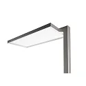 Deko-Light LED Stehleuchte OFFICE ONE UP AND DOWN, IP20, UGR <19, mit Touch-Dimmer, aluminium, 80W 4000K 7400lm 110/90°