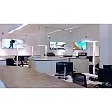 Deko-Light LED Stehleuchte OFFICE ONE UP AND DOWN, IP20, UGR <19, mit Touch-Dimmer, aluminium, 80W 4000K 7400lm 110/90°