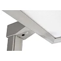 Deko-Light LED Stehleuchte OFFICE ONE MOTION UP AND DOWN, UGR <19, mit Sensor + Touch-Dimmer, aluminium, 80W 3000K 6700lm 110/90°