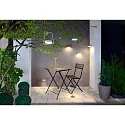 Deko-Light LED-Magnetleuchte MIRAM - Leuchtenkopf zur Kombination - Tisch-/Wand-/Pendelleuchte, IP54, Up/Down, 3.7V, 2.2W 3000K, grau