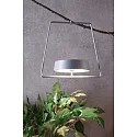 Deko-Light LED-Magnetleuchte MIRAM - Leuchtenkopf zur Kombination - Tisch-/Wand-/Pendelleuchte, IP54, Up/Down, 3.7V, 2.2W 3000K, grau