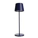 LED-Akku-Tischleuchte CANIS, IP65 IK04, 3.7V, 3.5W 2200/3000K, Touch-Dimmer, ohne USB-Ladestation & Netzteil, blau