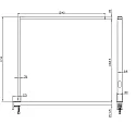 Deko-Light LED Tischleuchte OFFICE THREE STANDARD MOTION, IK06, Up/Down, 80W 4000K 10100lm, CRi 95, UGR 6, Sensoren + Touch-Dimmer, silber