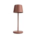 LED-Akku-Tischleuchte CANIS MINI, IP65 IK04, 3.7V, 2.3W 2200/3000K, Touch-Dimmer, ohne USB-Ladestation & Netzteil, terracotta