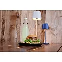 Deko-Light LED-Akku-Tischleuchte CANIS MINI, IP65 IK04, 3.7V, 2.3W 2200/3000K, Touch-Dimmer, ohne USB-Ladestation & Netzteil, blau