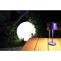 Deko-Light LED-Akku-Tischleuchte CANIS MINI, IP65 IK04, 3.7V, 2.3W 2200/3000K, Touch-Dimmer, ohne USB-Ladestation & Netzteil, blau
