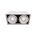 Deko-Light Deckenleuchte MONA II, 50W, 2x GU10, 220-240V, IP20, weiß