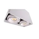 Deko-Light Deckenleuchte MONA II, 50W, 2x GU10, 220-240V, IP20, weiß