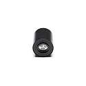 Deko-Light Deckenaufbau-Strahler BENGALA, IP20, zylindrisch, Ø 9.6cm, GU10 max. 50W, drehbar / schwenkbar, Aluminium, schwarz