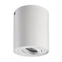Deko-Light Deckenaufbau-Strahler BENGALA, IP20, zylindrisch, Ø 9.6cm, GU10 max. 50W, drehbar / schwenkbar, Aluminium, weiß
