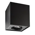Deko-Light Deckenaufbau-Strahler BENGALA, IP20, eckig, 9.6cm, GU10 max. 50W, drehbar / schwenkbar, Aluminium, schwarz