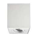Deckenaufbau-Strahler BENGALA, IP20, eckig, 9.6cm, GU10 max. 50W, drehbar / schwenkbar, Aluminium, schwarz