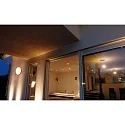 Deko-Light LED Außen-Sensor-Leuchte MENSAE LED, Wand- / Deckenleuchte, rund, 18W, 3000K, 110°, IP54, dunkelgrau