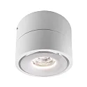 LED ceiling luminaire UNI II, 9W 3000K 670lm 35°, dimmable, white