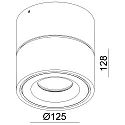 Deko-Light LED Deckenstrahler UNI II MAX TILT, IP20, CRi >90, kardanisch, dimmbar, 32W 3000K 2410lm 36°, weiß