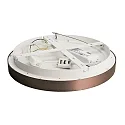 Deko-Light LED Deckenaufbauleuchte MEROPE, 40cm, 30W, 3000/4000K, IP20, kaffee