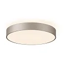 LED Deckenaufbauleuchte MENKAR Wandleuchte, 80cm, 92W, 3000/4000K, IP20, silber