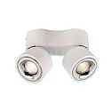 Deko-Light LED Deckenstrahler UNI II MINI DOUBLE TILT 21W, IP20, 2-flammig, CRi >90, kardanisch, dimmbar, 21W 2700K 1400lm 36°, weiß