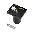 Deko-Light ceiling luminaire CAN TILT SQUARE 11CM 1 flame, square, cardanic swivelling GU10 IP20, black