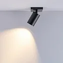 Deckenstrahler CAN TILT SQUARE, IP20, 1-flammig, eckige Basis, Länge 11cm, GU10, verstellbarer Kopf, schwarz
