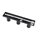 Deko-Light Deckenstrahler CAN TILT SQUARE, IP20, 3-flammig, eckige Basis, Länge 48cm, 3x GU10, verstellbar, schwarz